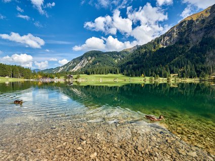 Going swimming at Haldensee Going swimming at Haldensee