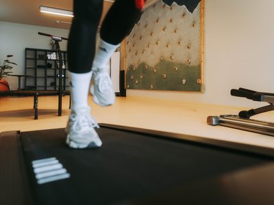 Tannheim: Unsere Unterkunft mit Fitnessraum Tannheim: Unsere Unterkunft mit Fitnessraum