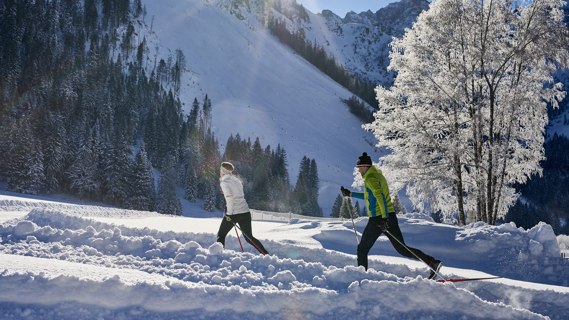 Langlauf im Tannheimer Tal Langlauf im Tannheimer Tal