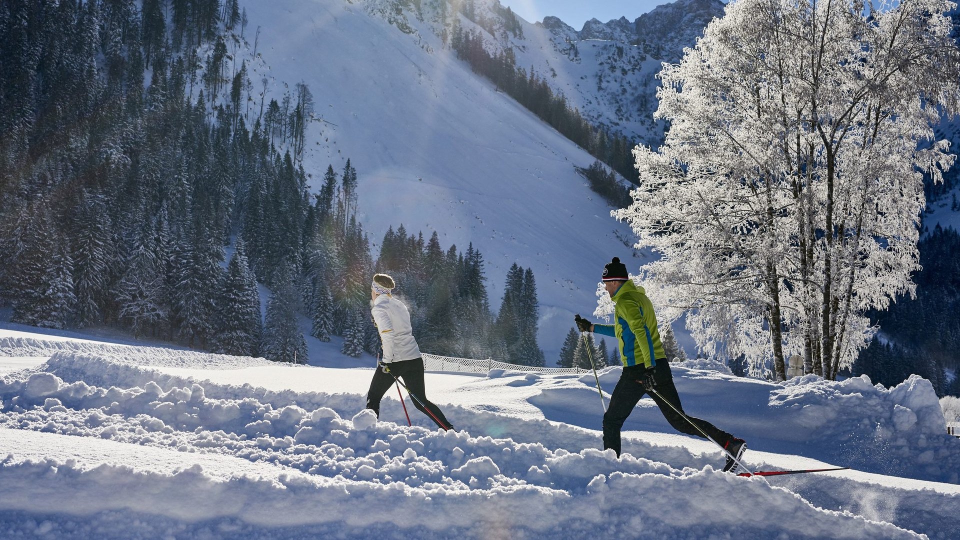 Langlauf im Tannheimer Tal Langlauf im Tannheimer Tal