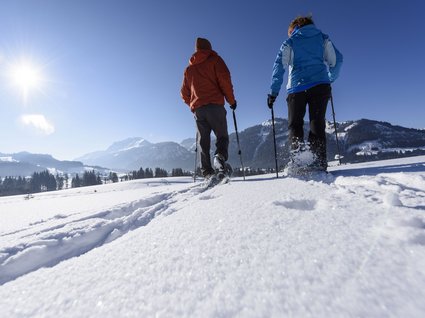 Wandern in Tannheim im Winter Wandern in Tannheim im Winter