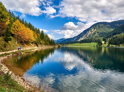 Going swimming at Haldensee Going swimming at Haldensee