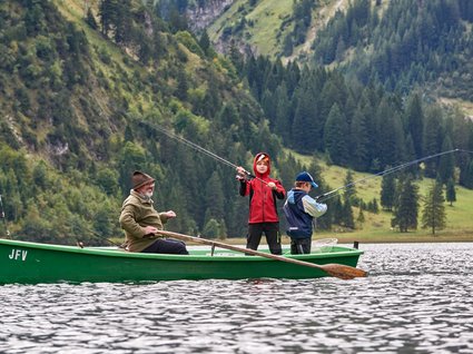 Going swimming at Haldensee Going swimming at Haldensee